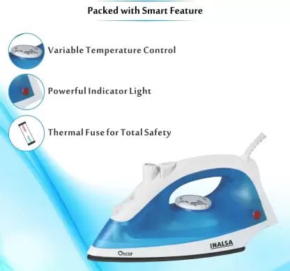 Inalsa Oscar 1200 W Steam Iron Inalsa Oscar 1200 W Steam Iron